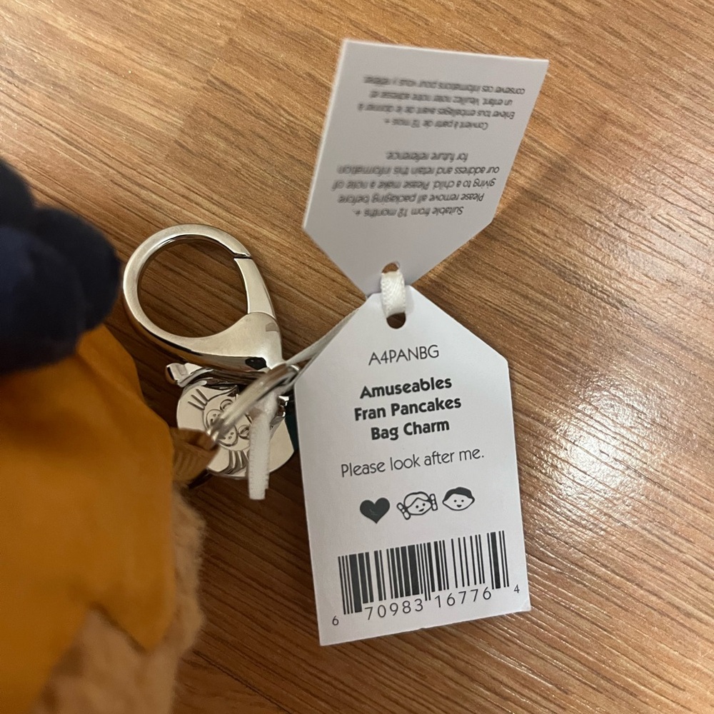 Jellycat Amuseables Fran Pancakes Bag CharmFAO Schwarz Diner Exclusive - Picture 3 of 5